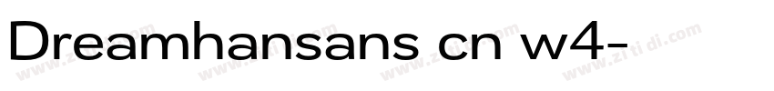 Dreamhansans cn w4字体转换
